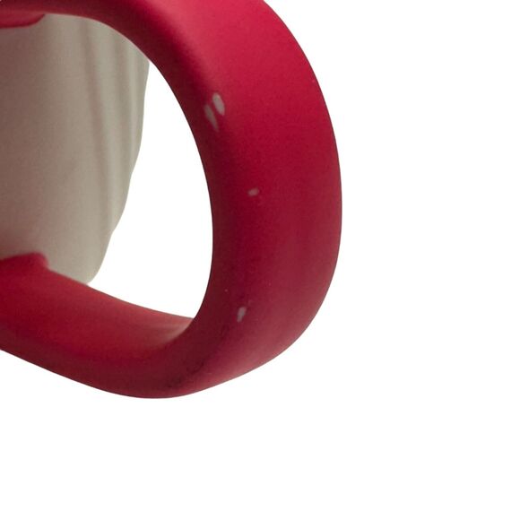 Starbucks Coffee 2018 Valentine's Mug Cup White Pink Handle Rainbow 12oz - Picture 5 of 8